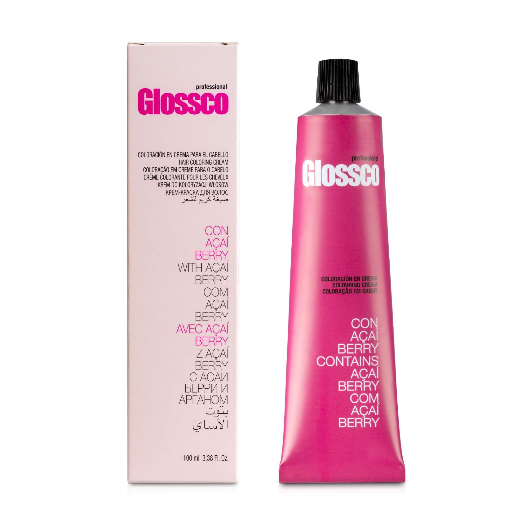 Перманентна крем-фарба для волосся Glossco Professional Hair Coloring Cream 4 Medium Chestnut, 100 мл